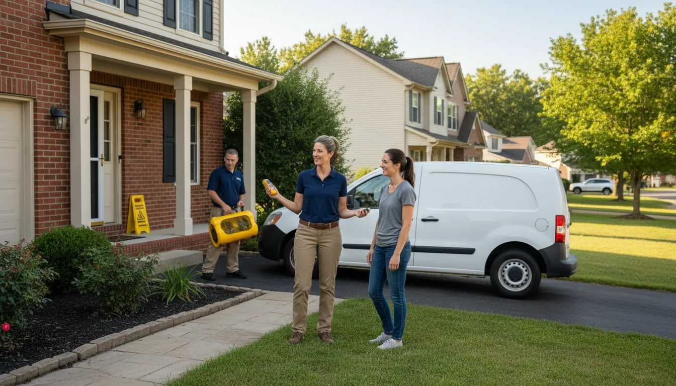 Residential water damage restoration in Joseph City, AZ